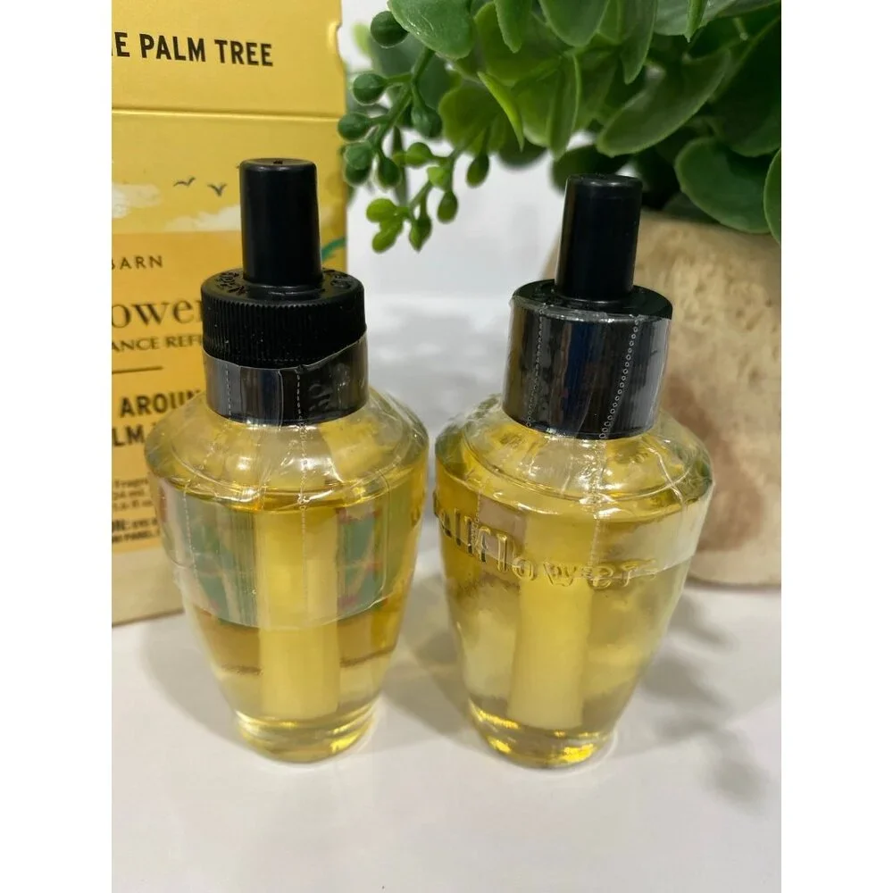 Bath & Body Works “Rockin’ Around the Palm Tree” 2 NEW Wallflower Refills